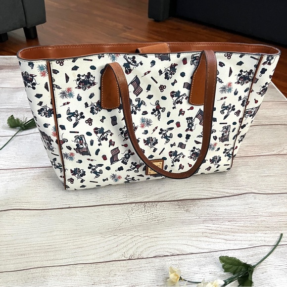 Dooney & Bourke Disney Mickey & Minnie Americana 20 Tote Bag - Picture 16 of 16